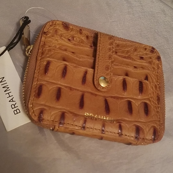 Brahmin Bags Brahmin Travel Wallet Zip Around Brown Nwt Poshmark